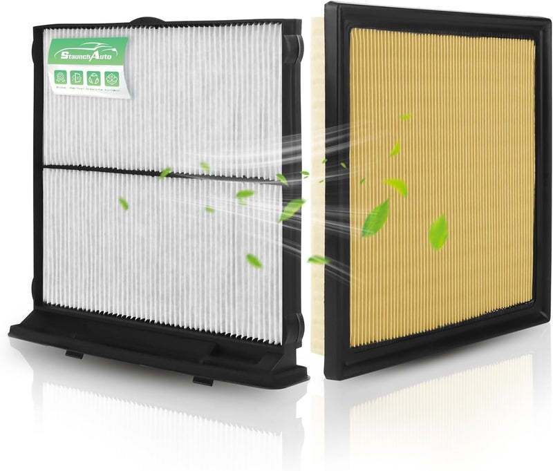 StaunchAuto Engine & Cabin Air Filter Set for Subaru Forester 2.5L 2026 2025 2024 2023 2022 2021 2020 2019 Air filter for Car Replacement 72880-FL000 16546AA16A Automotive Accessories-2 Pack - Image 1